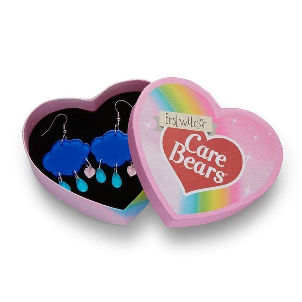 Erstwilder Care Bears Blue Cloud Earrings